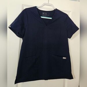 FIGS Navy Blue scrub top size M